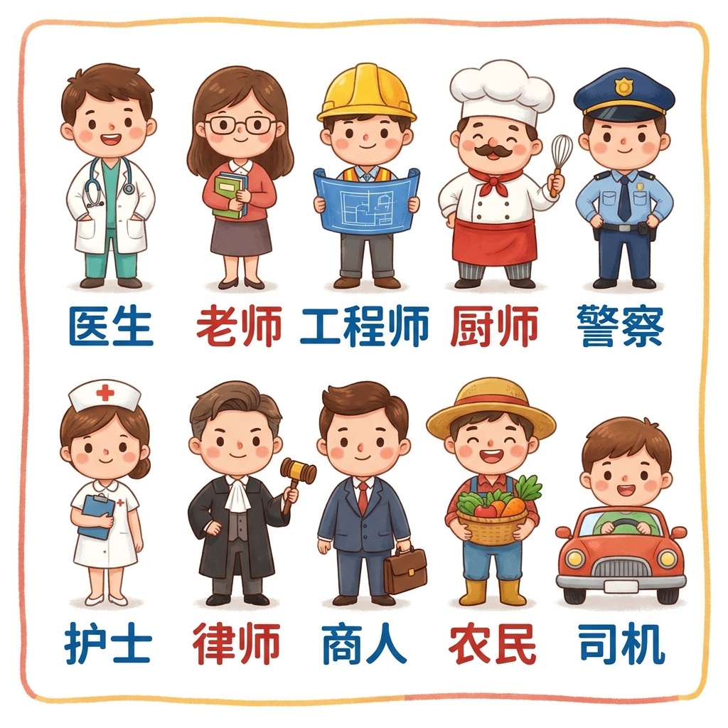 Occupations in Chinese - Literate Chinese