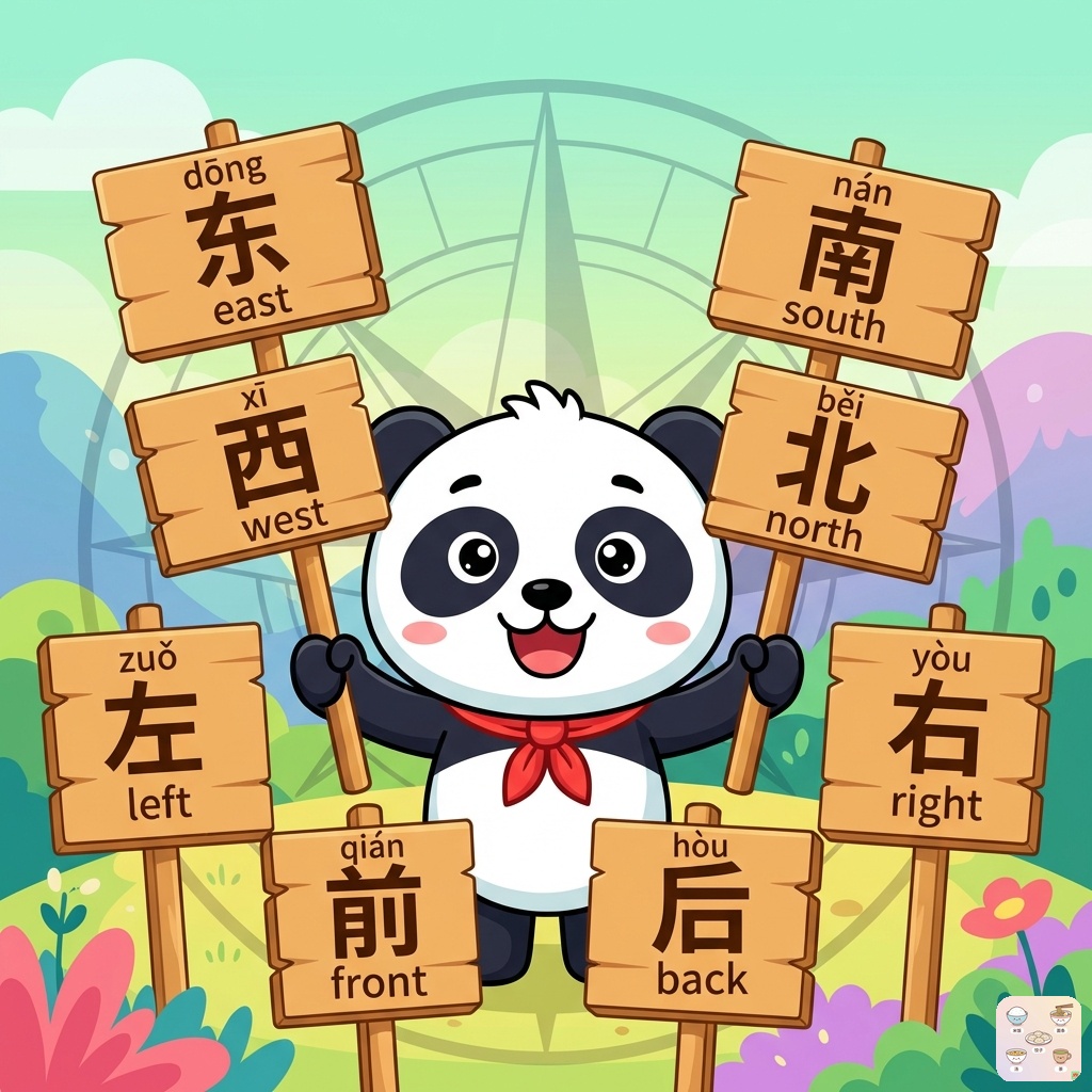 Directions 方向 - Learn Chinese Vocabulary | Literate Chinese