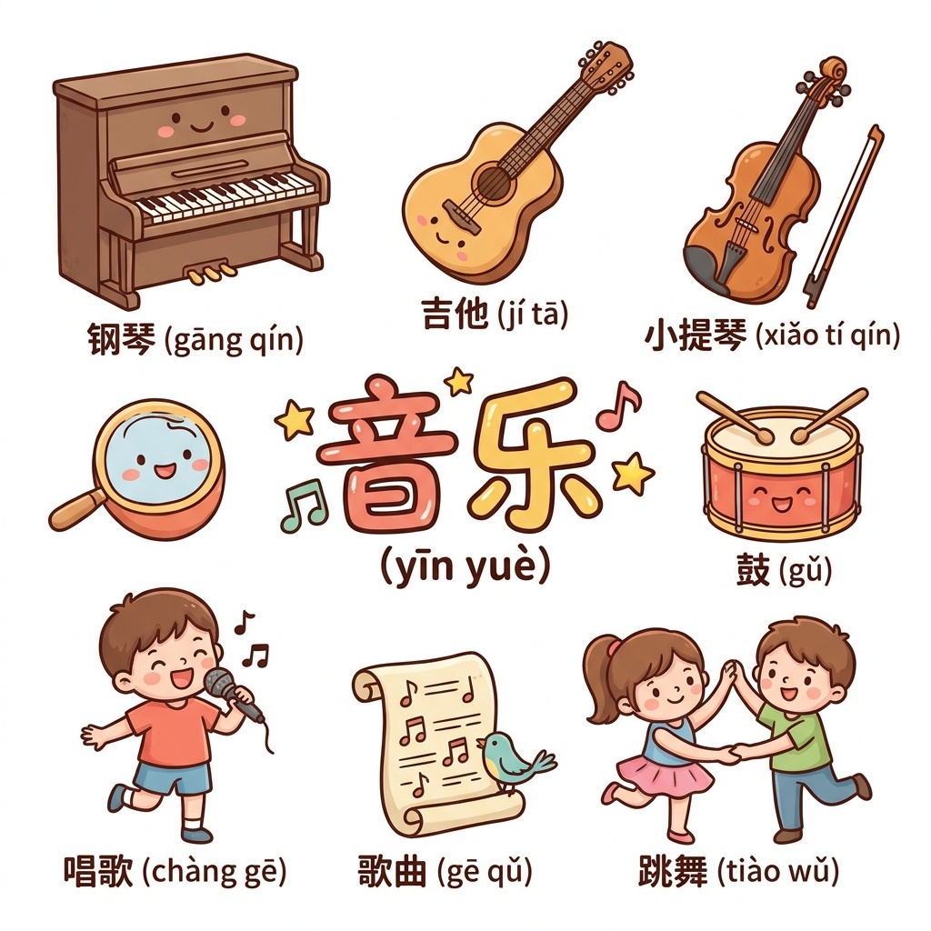 Music Vocabulary in Chinese - Literate Chinese