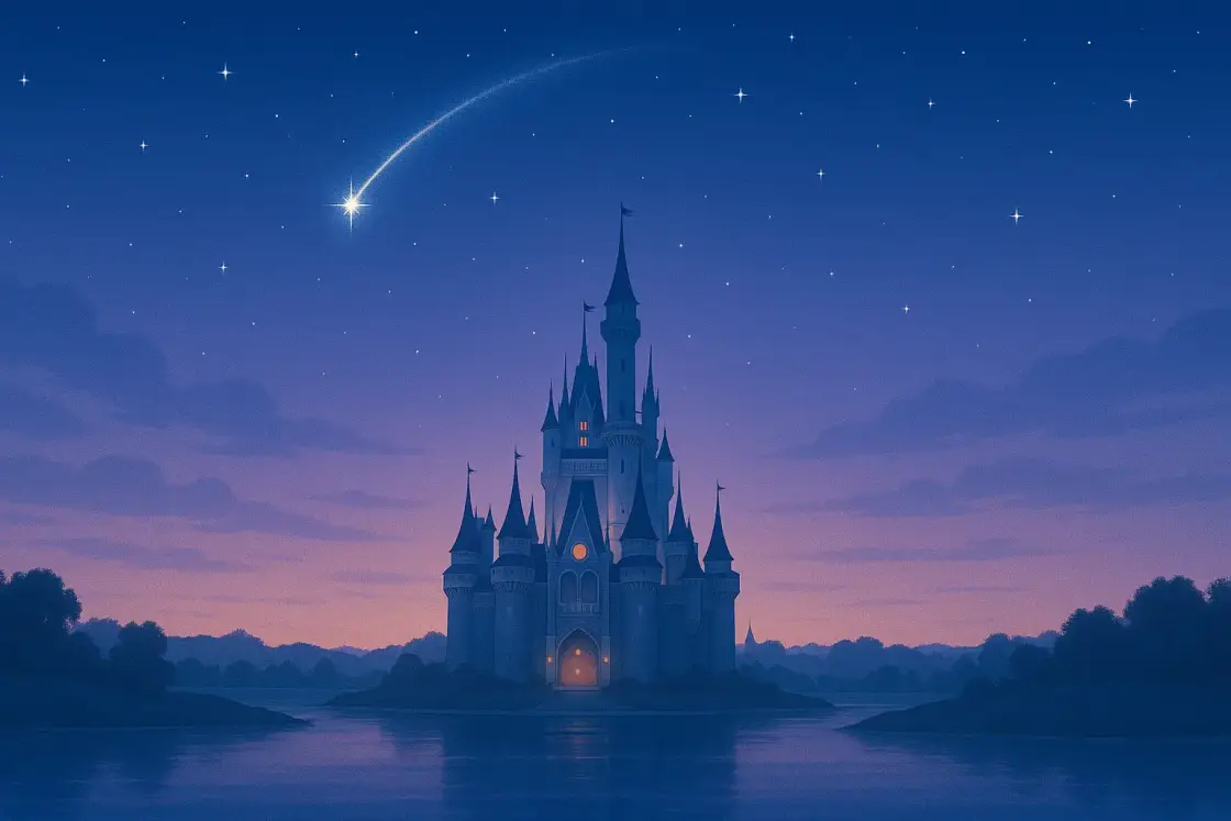 Illustration for the Chinese story “The Dream Creator: The Story of Walt Disney”