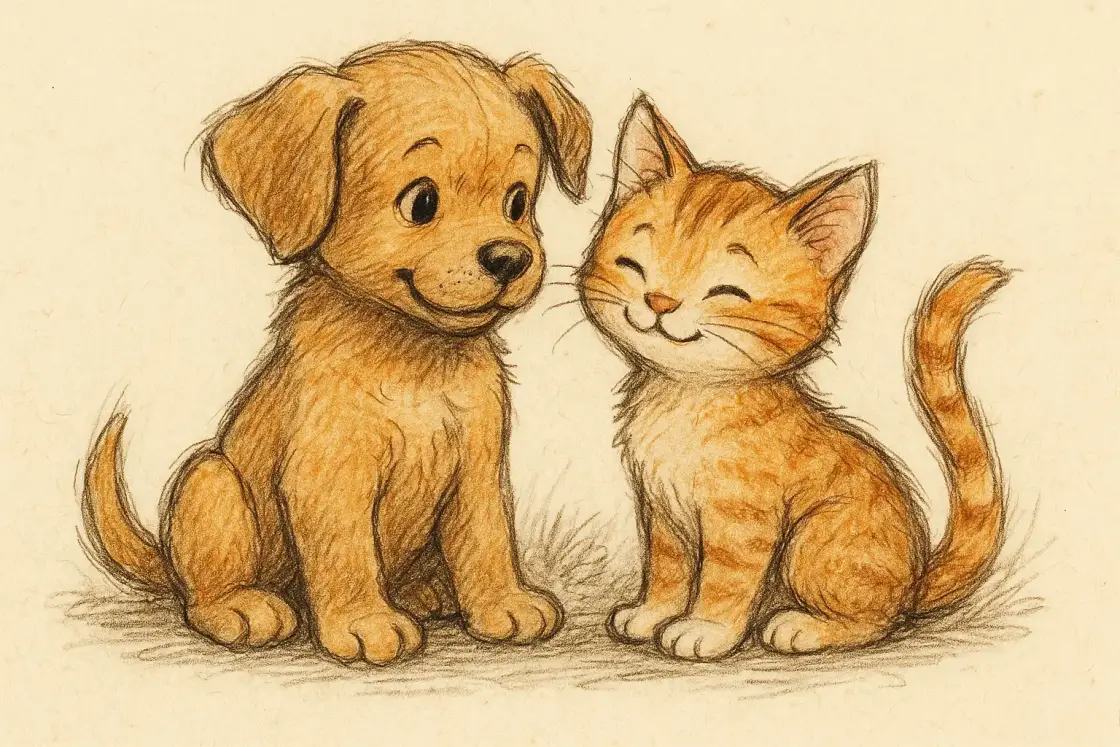 Illustration for the Chinese story “The Big Box”