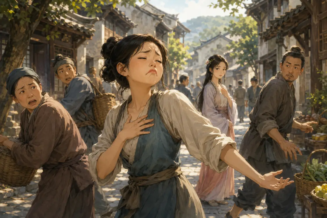 Dongshi Copies a Frown — story illustration