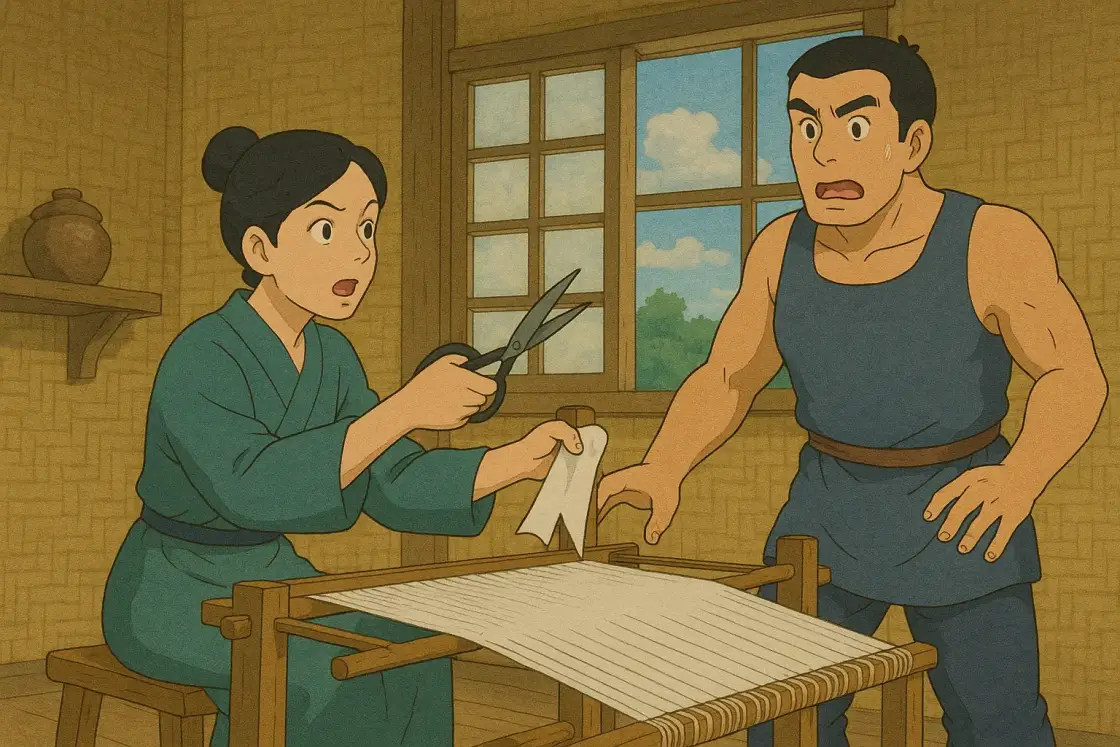 Illustration for the Chinese story “Give Up Halfway”