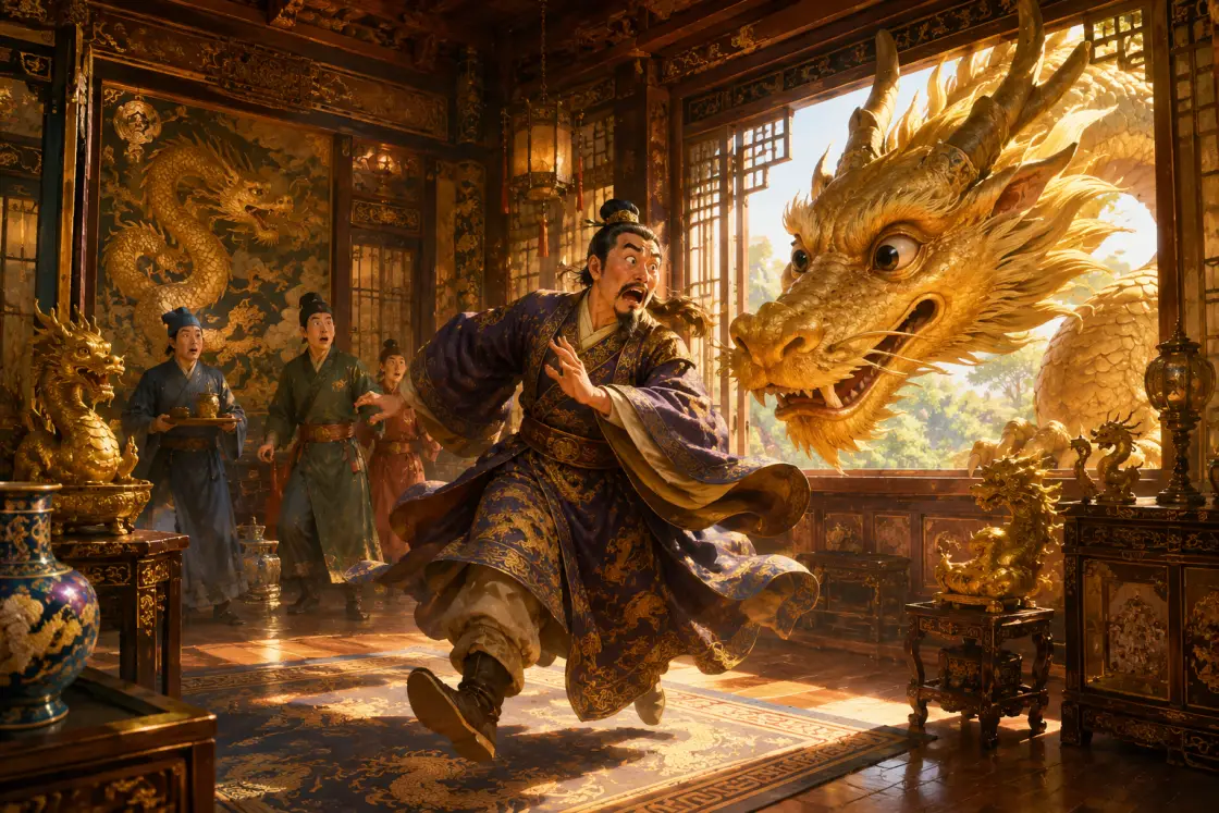 Lord Ye and the Dragon — story illustration