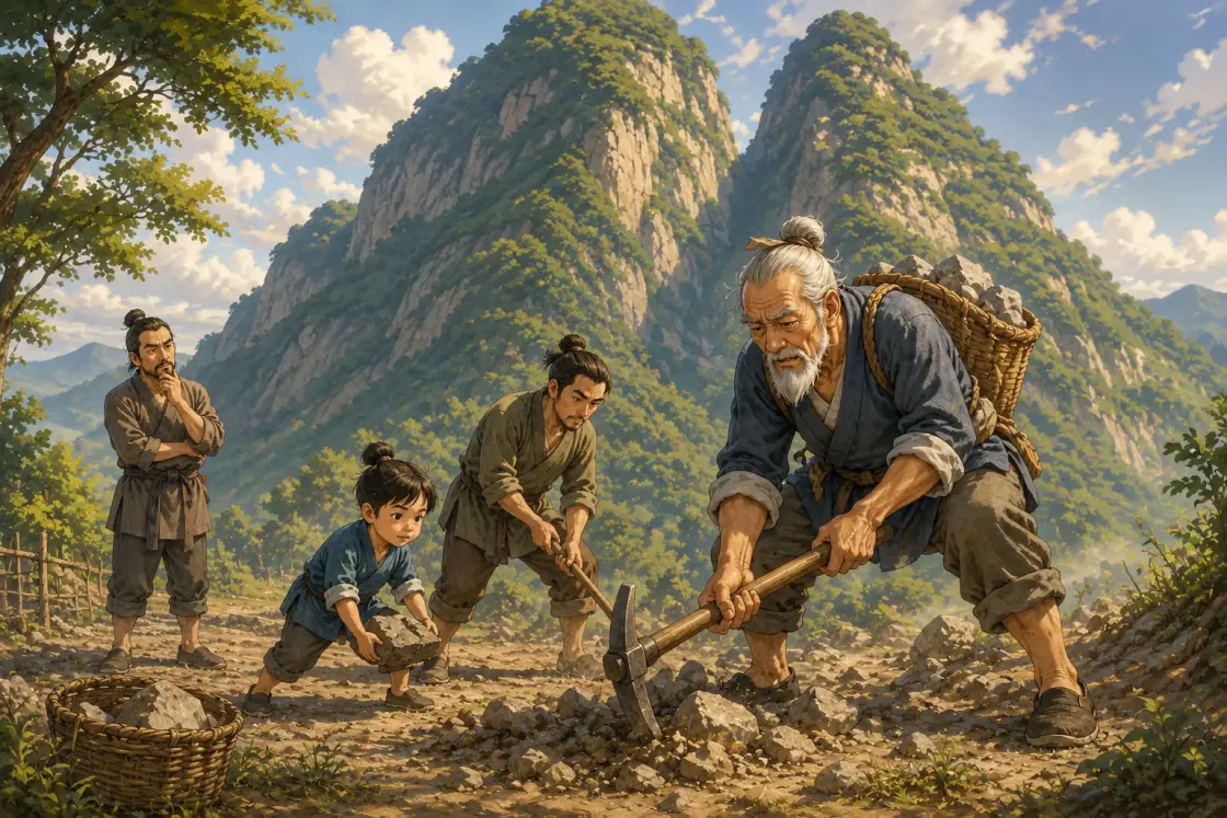 Moving the Mountain — story illustration