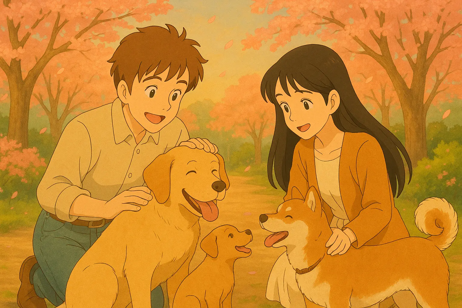 I Love Dogs Illustration