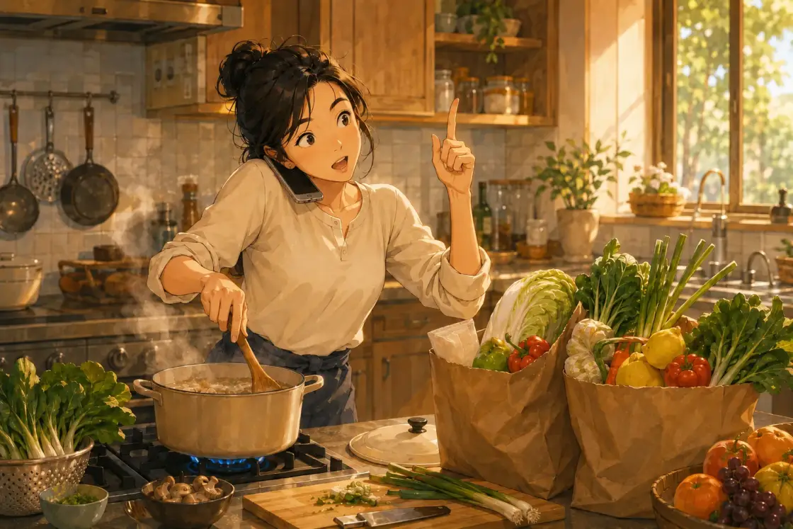Illustration for the Chinese story “The Phone Call (Part 1)”