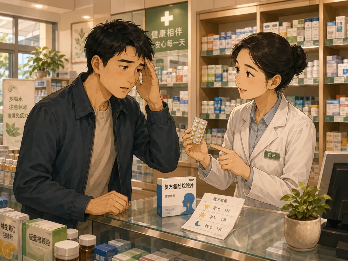 Illustration for the Chinese story “Seeing a Doctor (Part 2)”