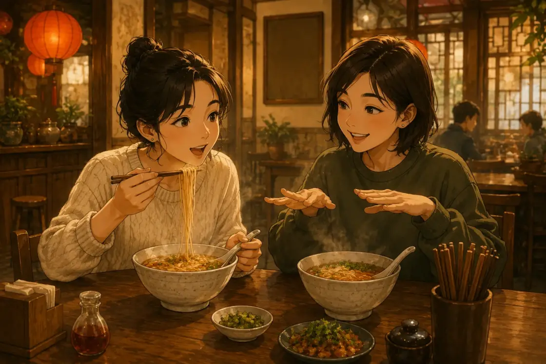 Illustration for the Chinese story “Old Place or New Place? (Part 1)”