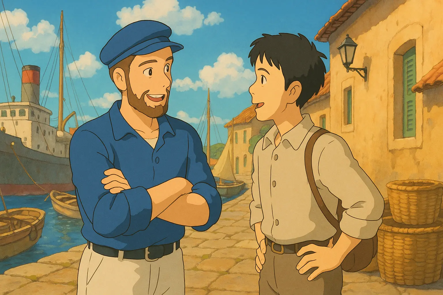 The Sailor's Advice Illustration