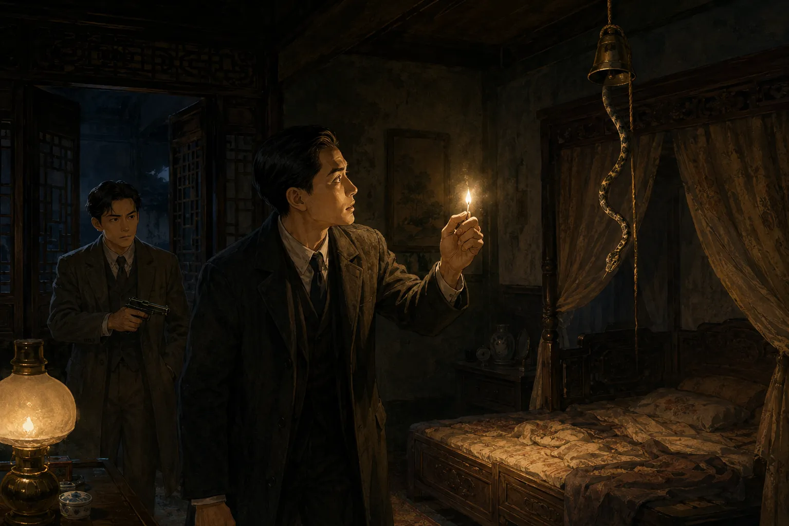 Illustration for the Chinese story “The Sister's Last Words (Part 2)”