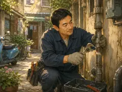 A Plumber's Morning (Part 1) — story illustration