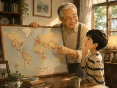 Grandpa's Map (Part 1) — story illustration