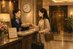 Checking into a Hotel (Part 1) — story illustration