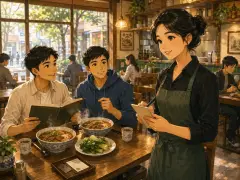 Ordering at a Restaurant (Part 1) — story illustration