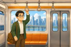 Morning Subway — story illustration